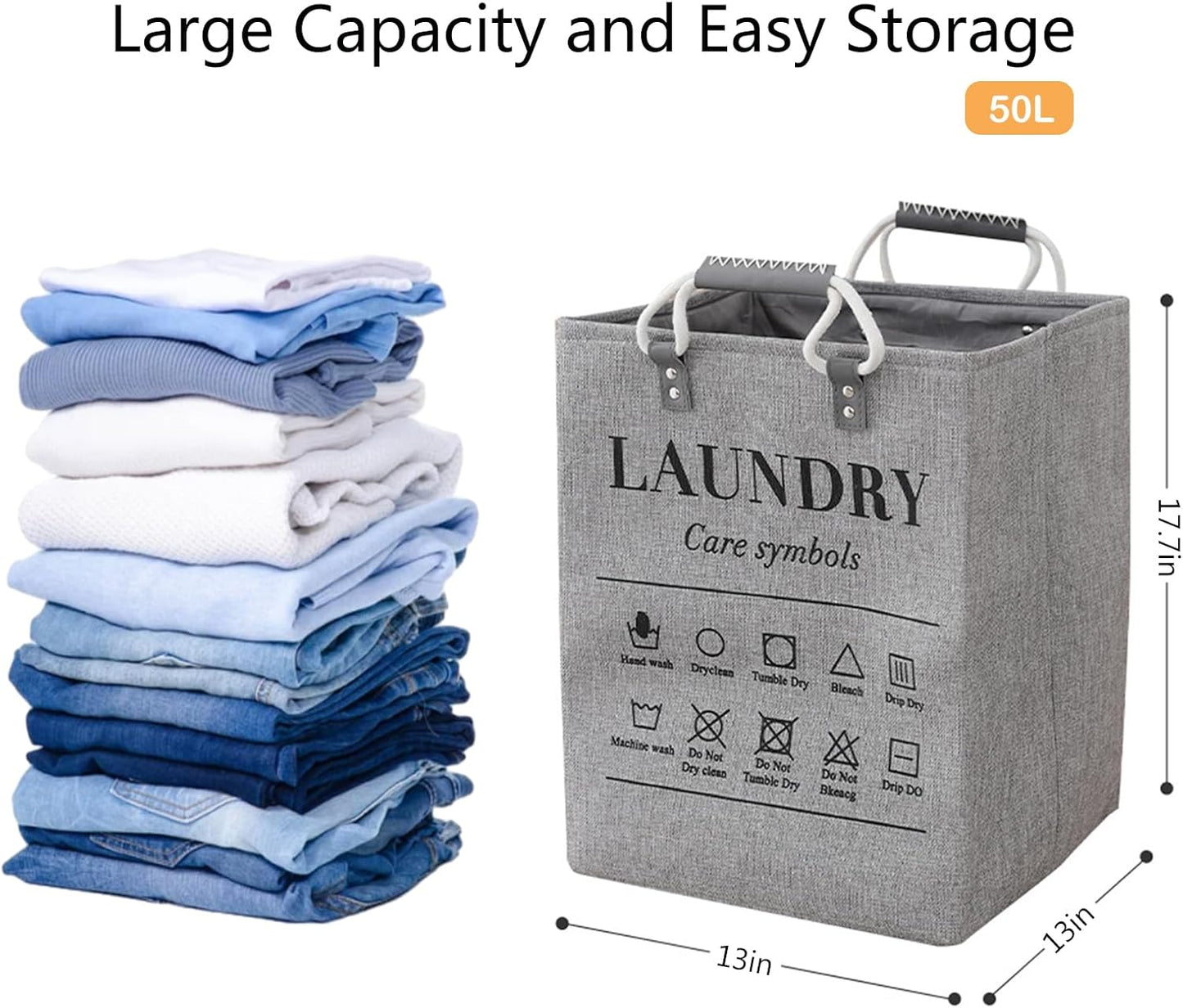 Foldable Laundry Basket Best Fabric Quality