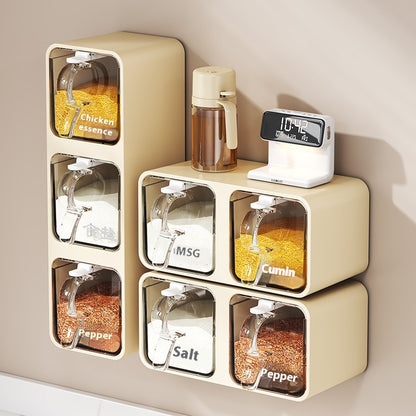 Wall Mounted Seasoning Spices Box