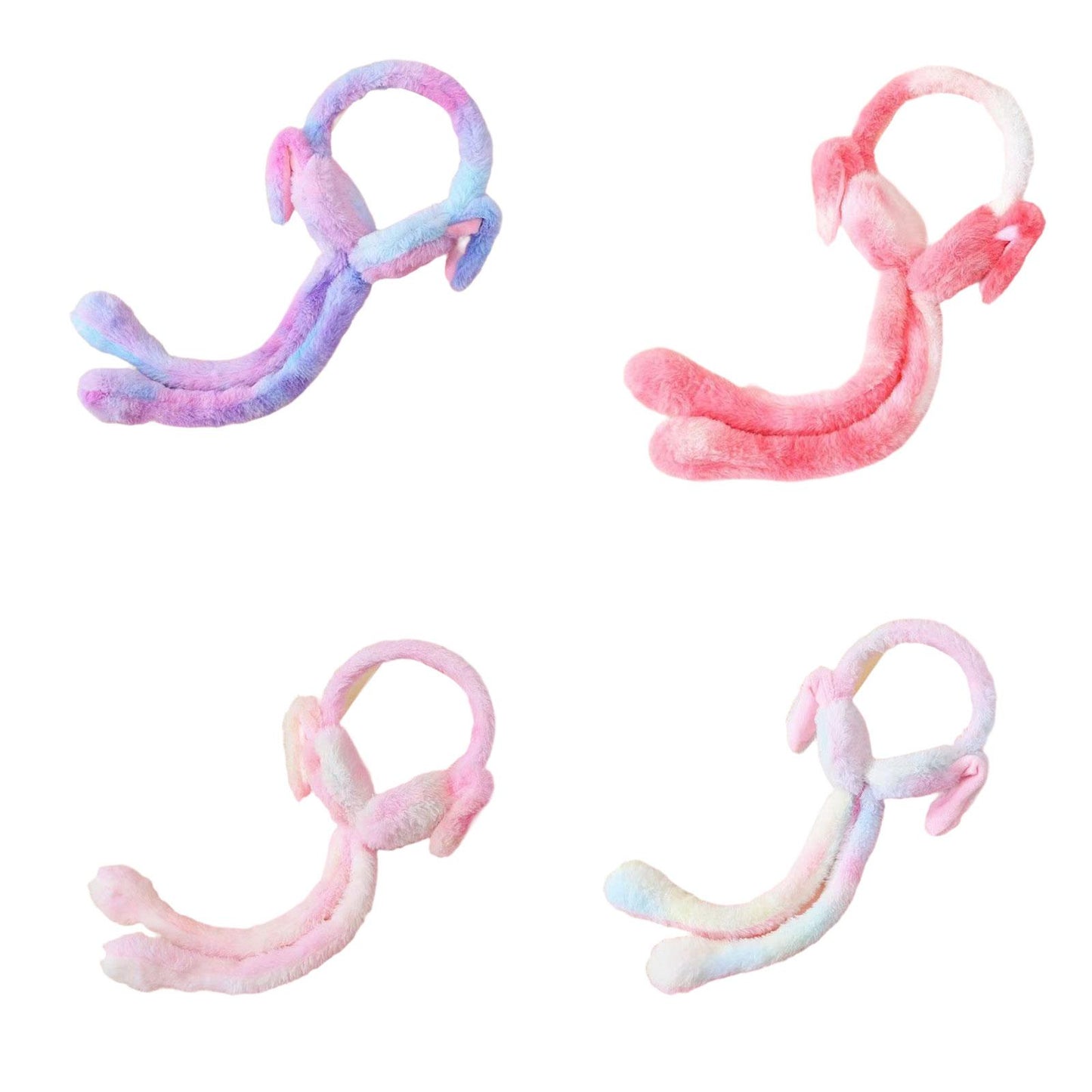 Plush Winter Moving Bunny Ear Earmuff