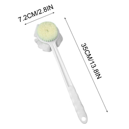 2 In 1 Bath Brush Long Handle