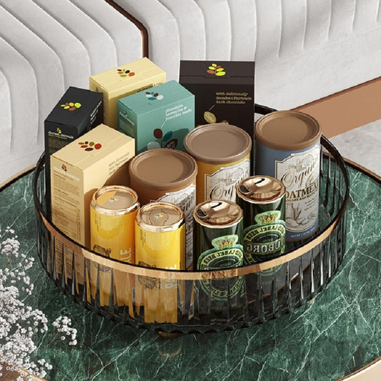 Clear Acrylic Rotating Storage Tray