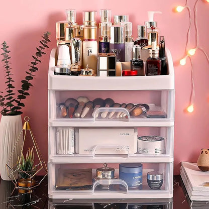 3 Drawer Cosmetics Storage Box