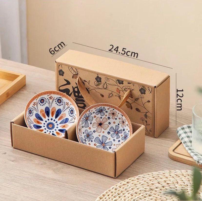 Creative Ceramic Porcelain Bowl Set (Box Packing)