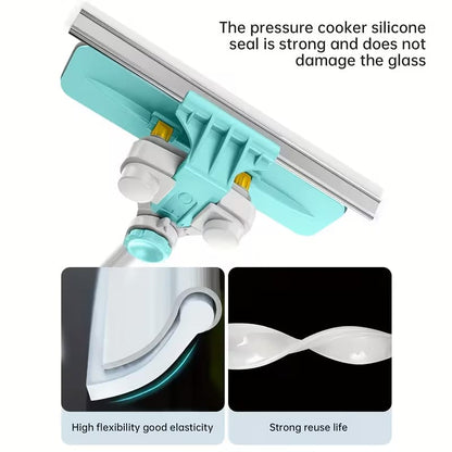 Telescopic Multifunction U Shaped Window Cleaning Wiper
