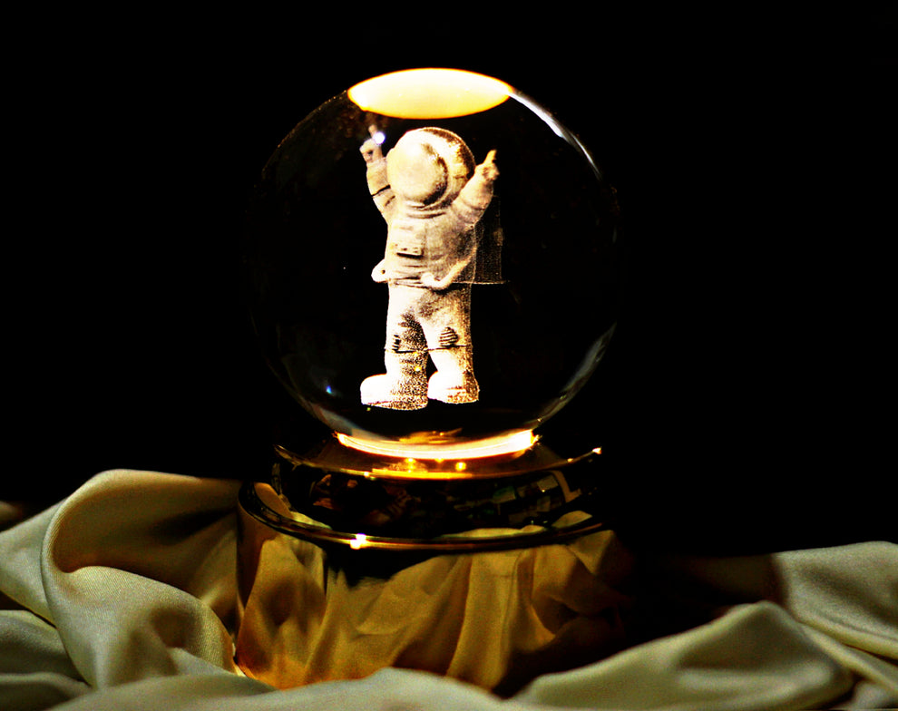 Crystal Rotating Ball Lights
