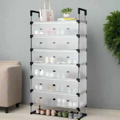 Multi Layer Dust-Proof Shoe Rack (Box Packing Premium Quality)