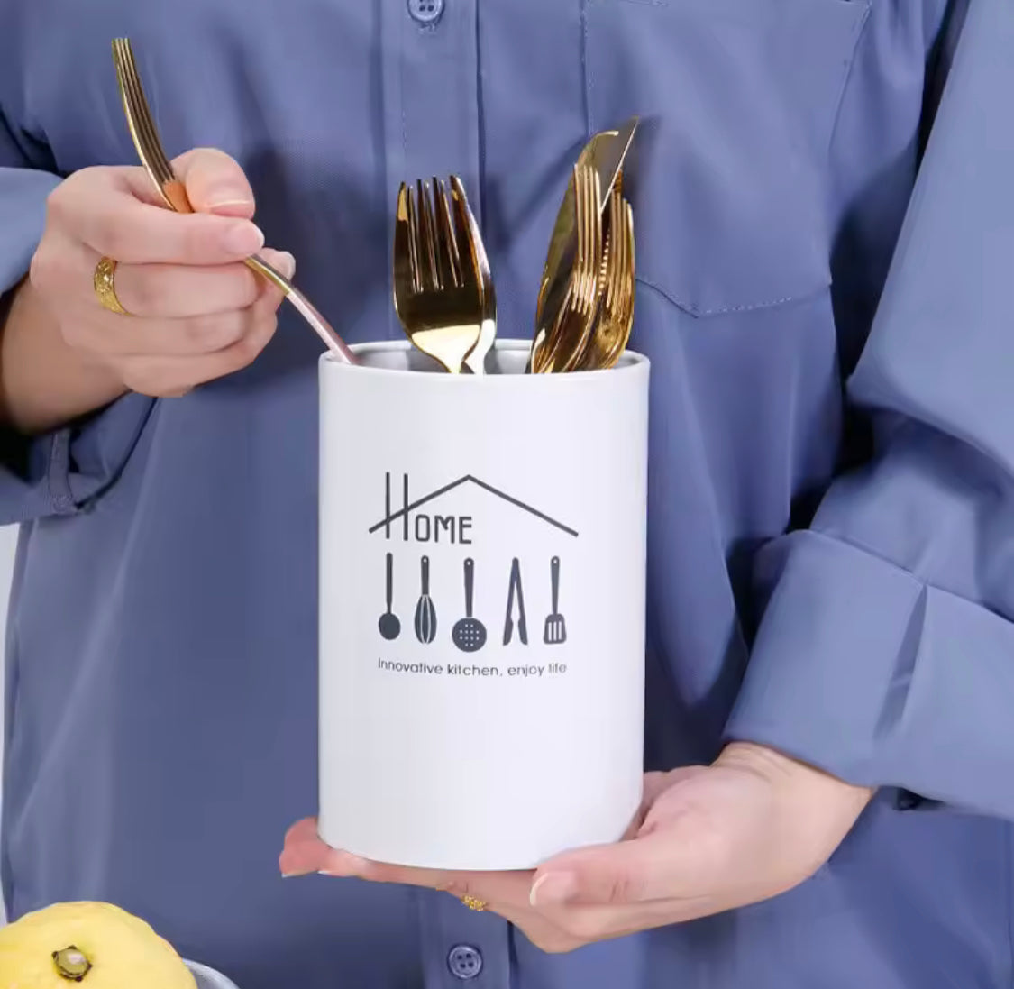 Metal Spoon Stand