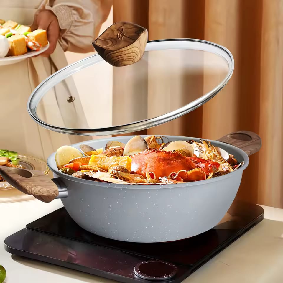 Synmore Granite Coating Non-Stick Cooking Pot