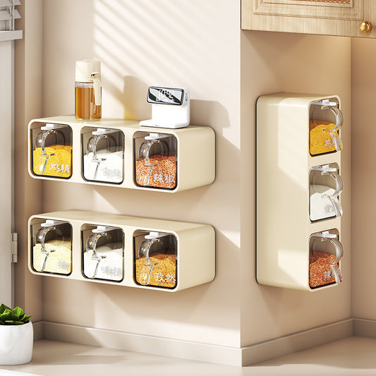Wall Mounted Seasoning Spices Box