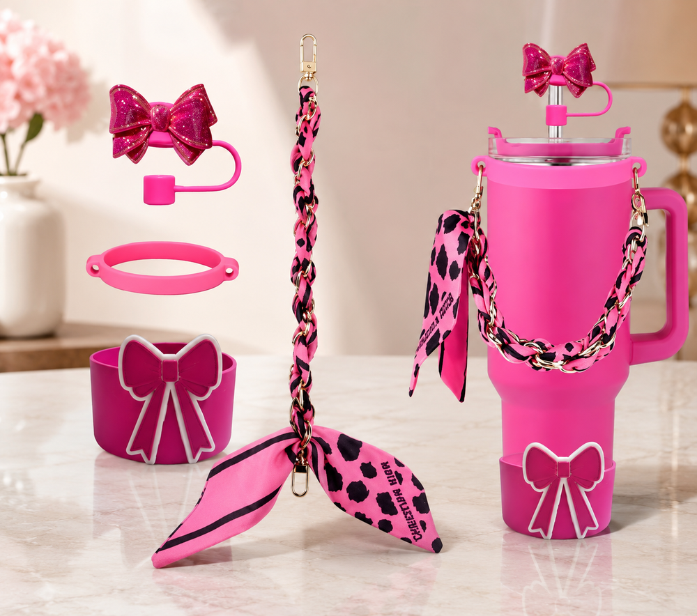Cute Tumbler Accessories Set