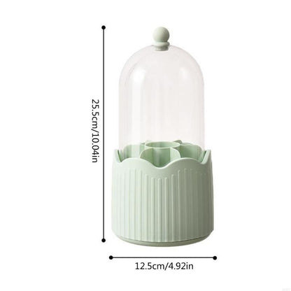 Dustproof Rotating Makeup Brush Holder