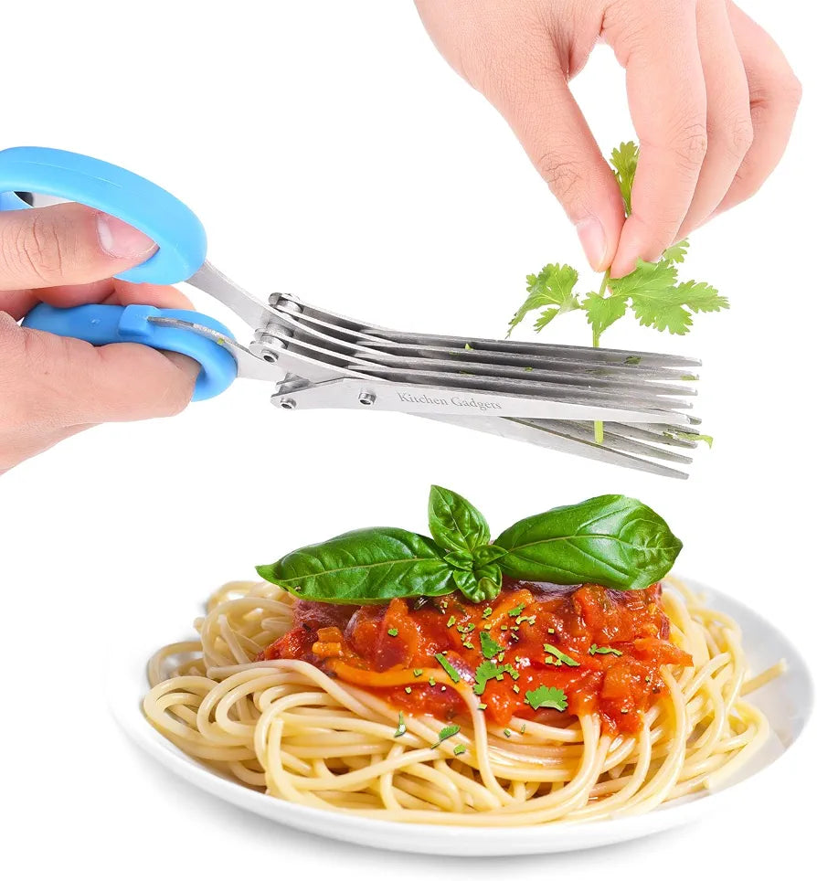 5 Layer Fruit & Vegetables Cutting Scissors Stainless Steel
