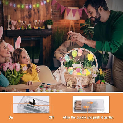 Easter Crackled Egg LED String Lights