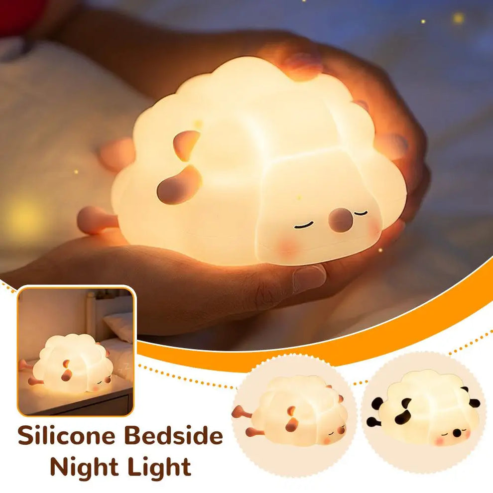 Luxury Sheep LED Night Lamp – Soft Glow Cute Bedside Light for Kids & Home Décor