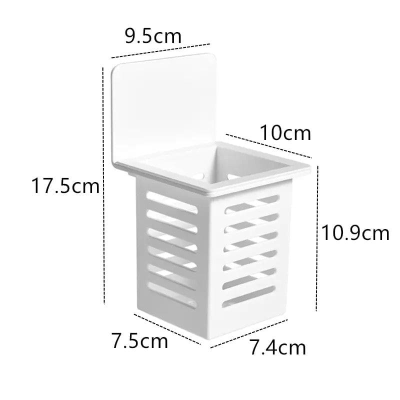 Wall Mounted Kitchen Cutlery Organizer Plastic