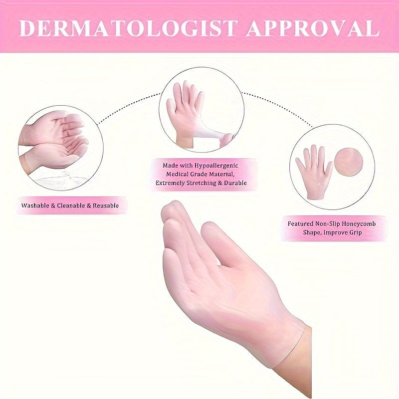 Silicone Moisturizing Gel Gloves Premium Quality