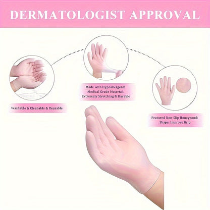 Silicone Moisturizing Gel Gloves Premium Quality