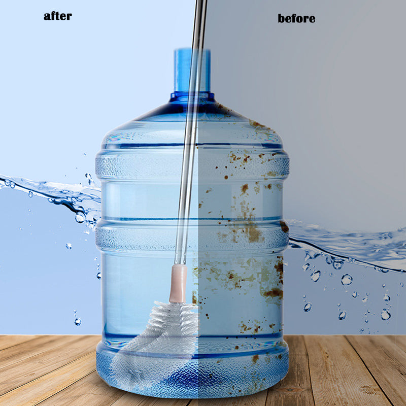 Long Handle Bottle Cleaning Brush With Steel Rod
