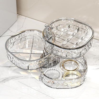 Glacier Style Clear Acrylic Jewelry Organizer