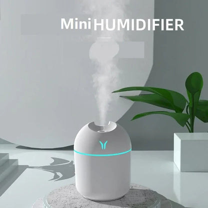 Portable Mini Air Humidifier – USB Desktop Humidifier for Car, Bedroom & Office
