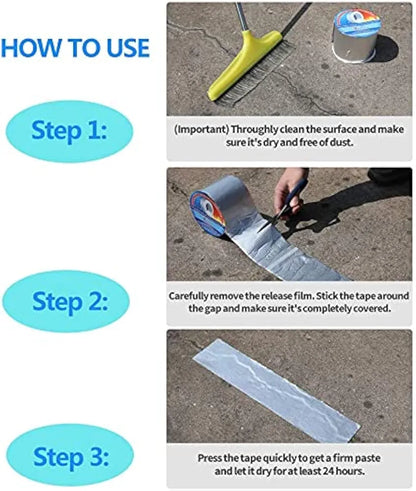 Aluminum Foil Butyl Rubber Tape (Water And Leakproof)