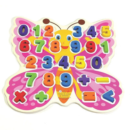 Wooden Learning Board with Alphabet Numeric and Characters