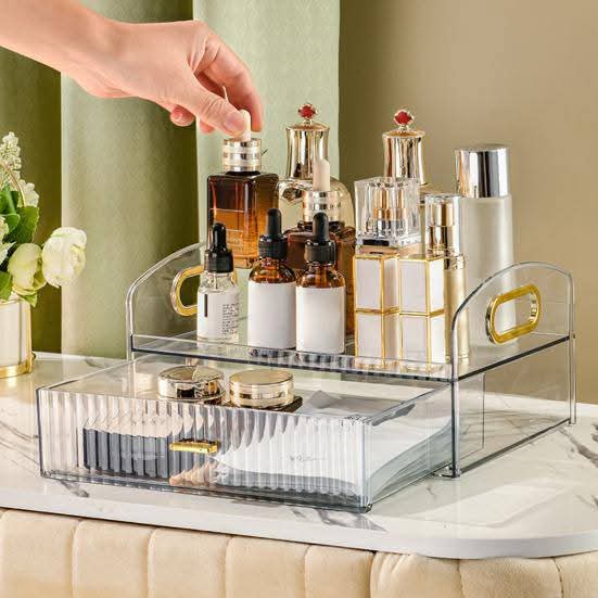 Multifunctional Clear Acrylic Desktop Storage Organizer