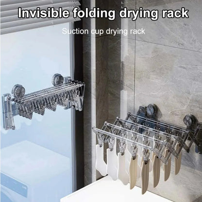 Wall-Mounted Foldable Socks Drying Rack