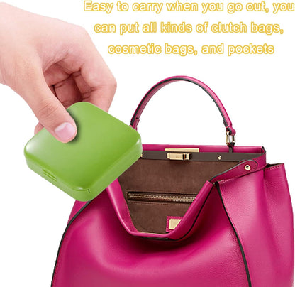 Portable Mini Pills Box 2 Compartments