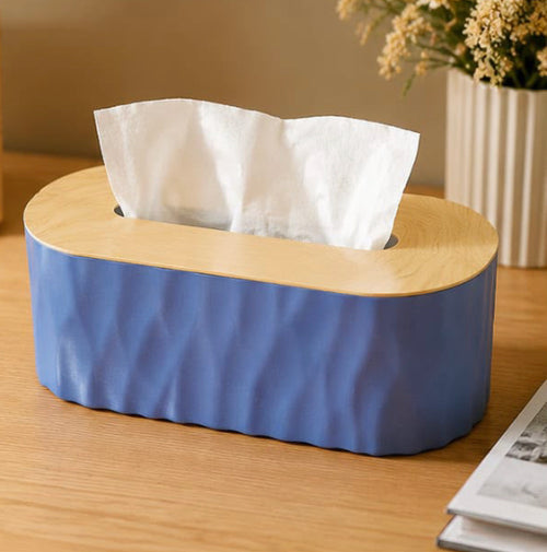 Simple Elegant Wooden Lid Tissue Box