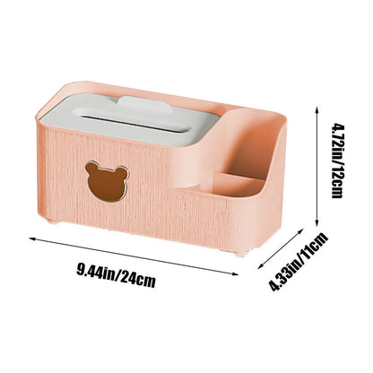 Bear Design Desktop Tissue Storage Box