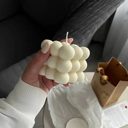 Scanted Bubble Cube Candle