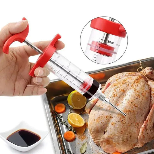 BBQ Meat Marinade Injector Syringe