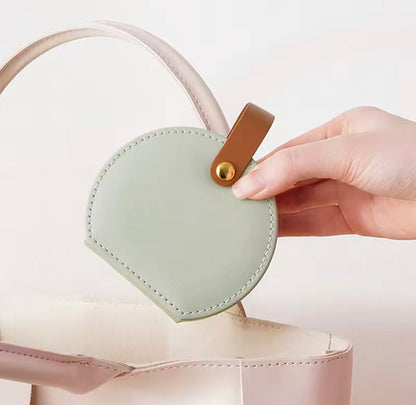 Mini Portable PU Leather Jewelry Organizer Box