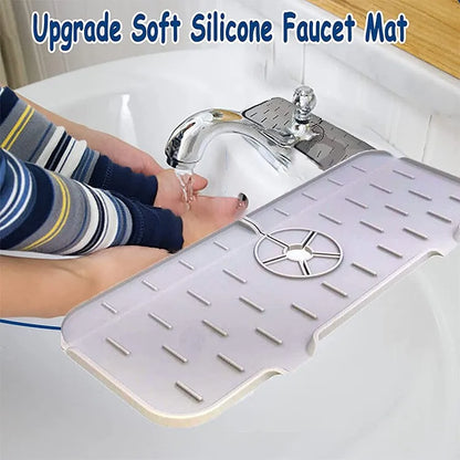 Kitchen Faucet Sink Splash Guard Silicone Sink Faucet Pad Sink Mat
