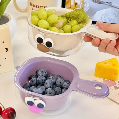 Kitchen Dual-Layer Draining Basket