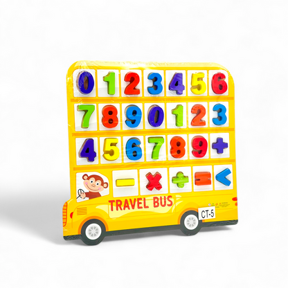 Wooden Learning Board with Alphabet Numeric and Characters