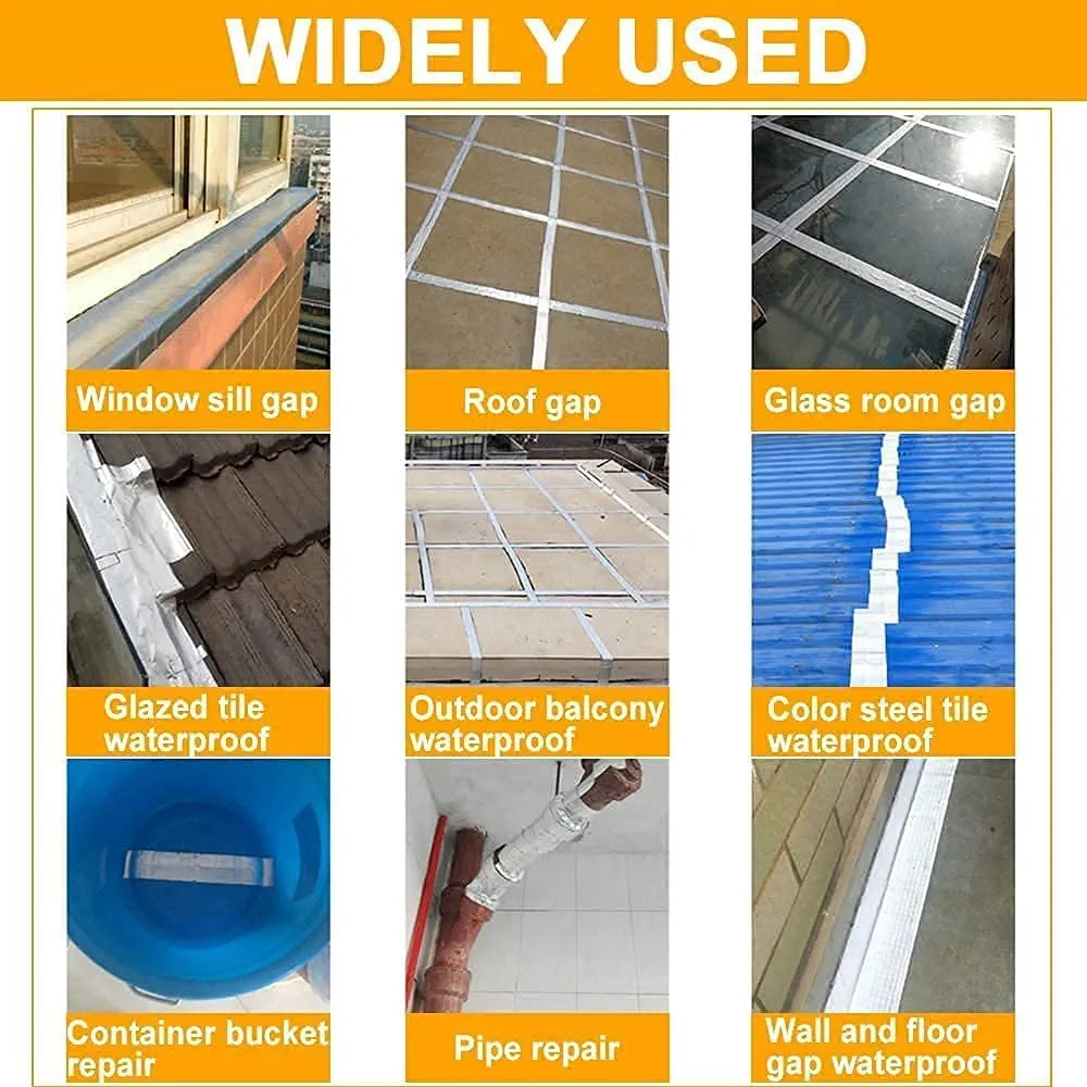 Aluminum Foil Butyl Rubber Tape (Water And Leakproof)