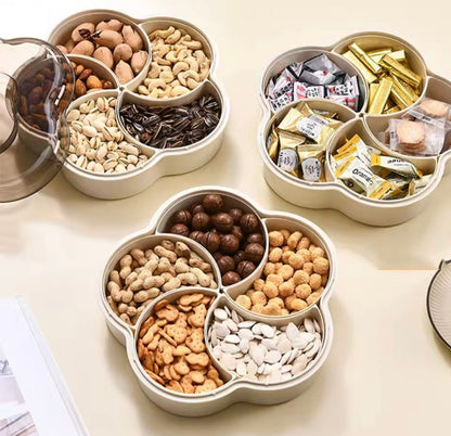 Flower Shaped Multipurpose Serving Tray Dish