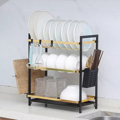 Multifunctional Kitchen Storage Dish Rack (2 Layer)