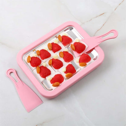 Home Instant Rolled Ice Cream Maker Pan