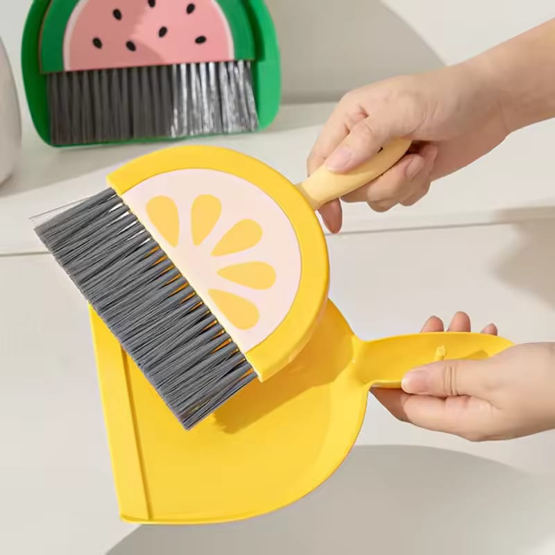Mini Desktop Broom & Dustpan Set