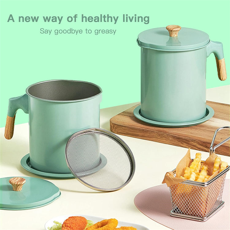 1.4 Litter Stainless Steel Kitchen Oil Filter Pot