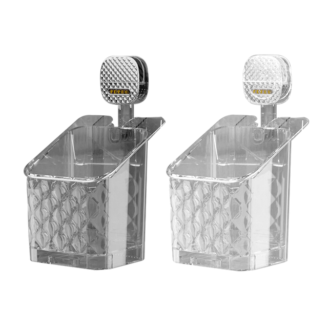 Premium Glacier Texture Suction Wall Bathroom Organizer (High Quality)*