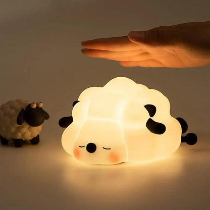 Luxury Sheep LED Night Lamp – Soft Glow Cute Bedside Light for Kids & Home Décor
