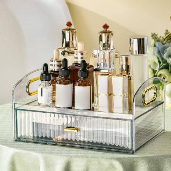 Multifunctional Clear Acrylic Desktop Storage Organizer