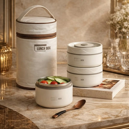 Portable Lunch Box With Insulated Bag