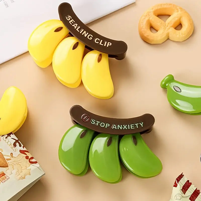 Banana Shaped Magnetic Food Sealing Clips