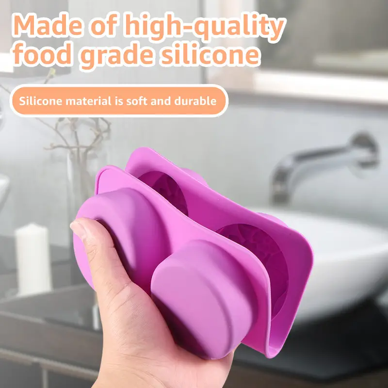 6-Cavity Tropical Leaf Silicone Mold Used For DIY Soap