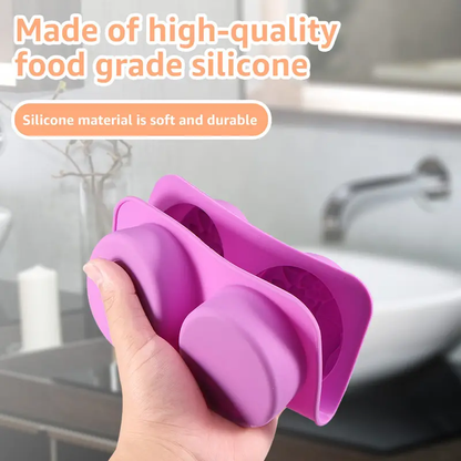 6-Cavity Tropical Leaf Silicone Mold Used For DIY Soap